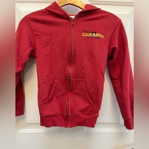 Disney hooded sweat jacket size youth large